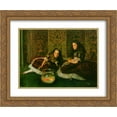 thumbnail image 1 of James Tissot 2x Matted 24x20 Gold Ornate Framed Art Print 'Leisure Hours', 1 of 2