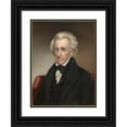 thumbnail image 1 of James Tooley, Jr. 14x18 Black Ornate Wood Framed Double Matted Museum Art Print Titled - Andrew Jackson, 1 of 5