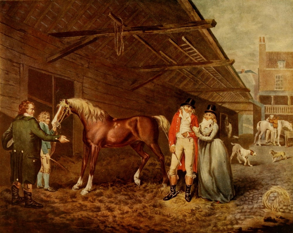 James Ward 1909 A Livery Stable Canvas Art - James Ward (18 x 24)