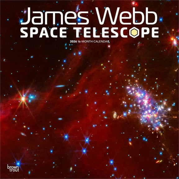 James Webb Space Telescope | 2026 12x24" (Hanging) Wall Calendar | BrownTrout