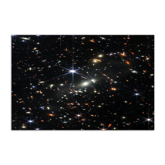 James Webb Space Telescope First Image Poster Deep Field Image Galaxy Wall Art Picture Print Canvas Painting Modern Office Home Decor Gift