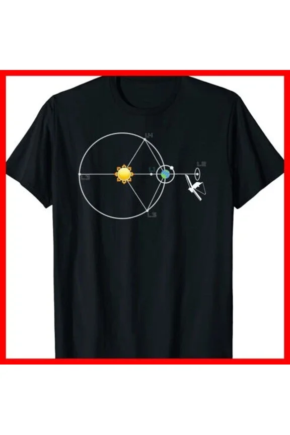 James Webb Space Telescope Jwst Schematic L2 Point Orbit T-Shirt S-5X Unisex S-5XL Hot Trending Shirt, Vintage Birthday Gift