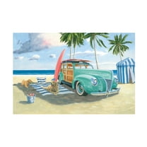 James Wiens 'Beach Ride III' Canvas Art