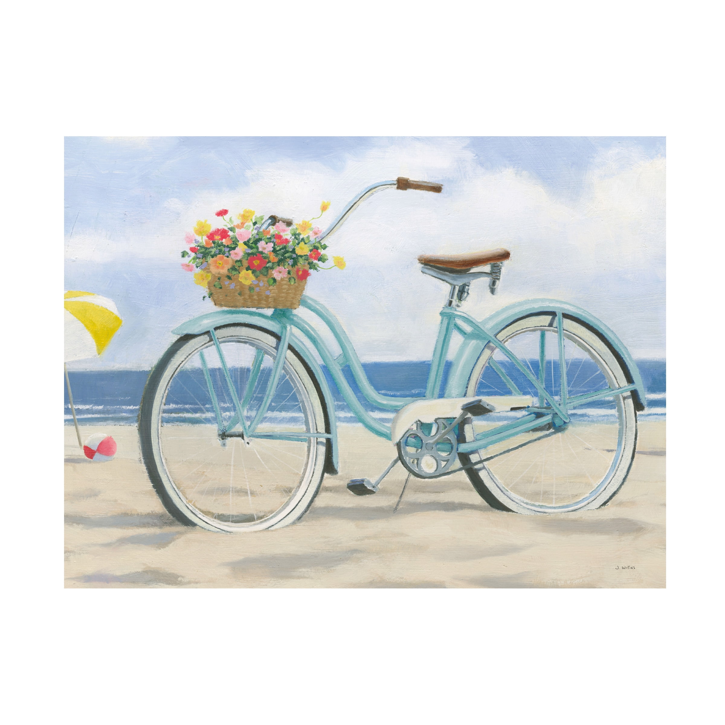 James Wiens 'Beach Time III' Canvas Art