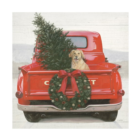 James Wiens 'Christmas in the Heartland IV Crop' Canvas Art