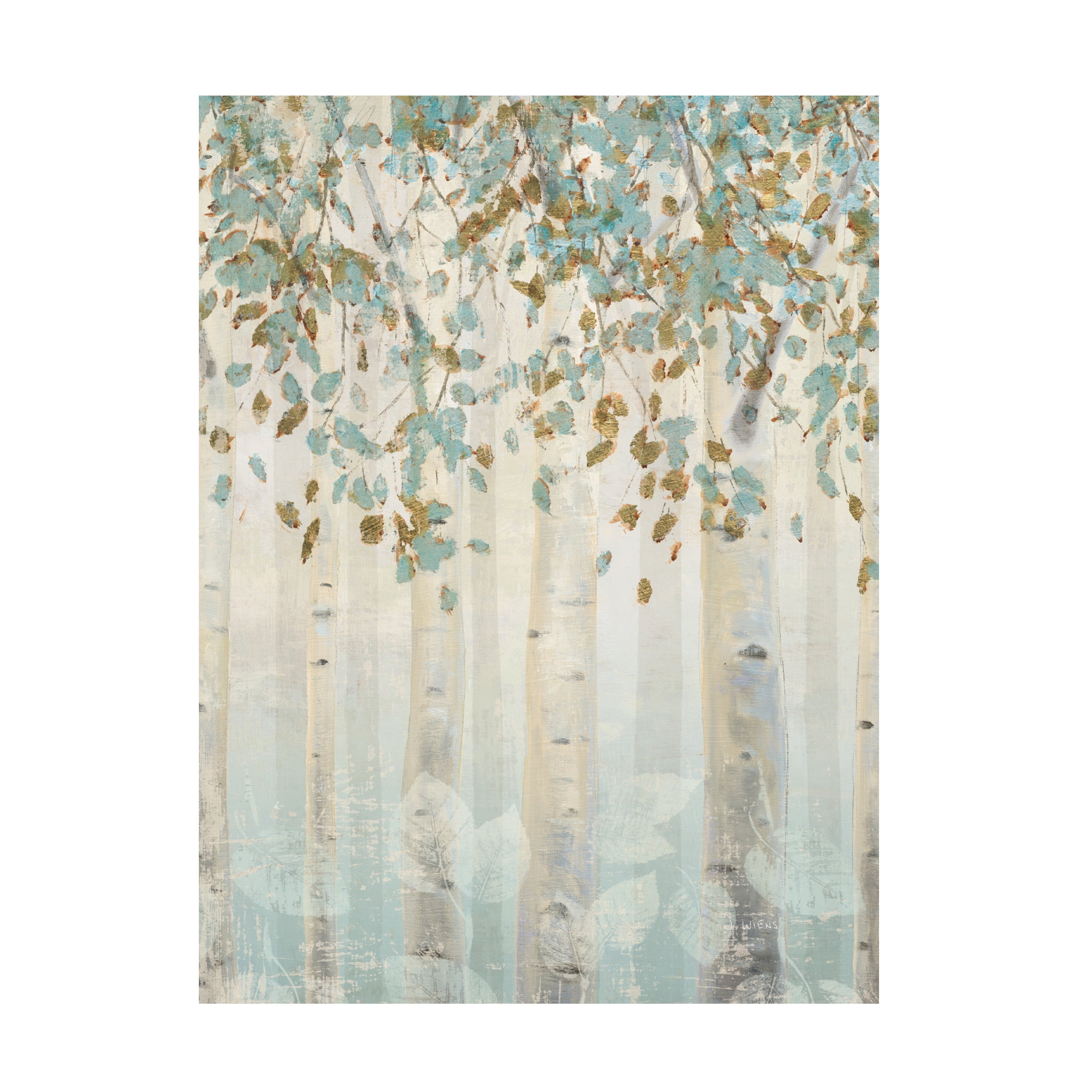 Dream Forest I Birch Tree Landscape Canvas Art