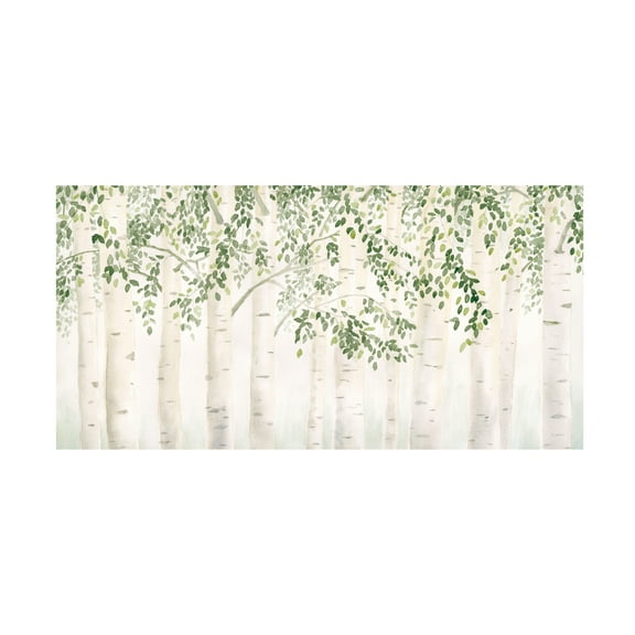 James Wiens 'Fresh Forest Green' Canvas Art