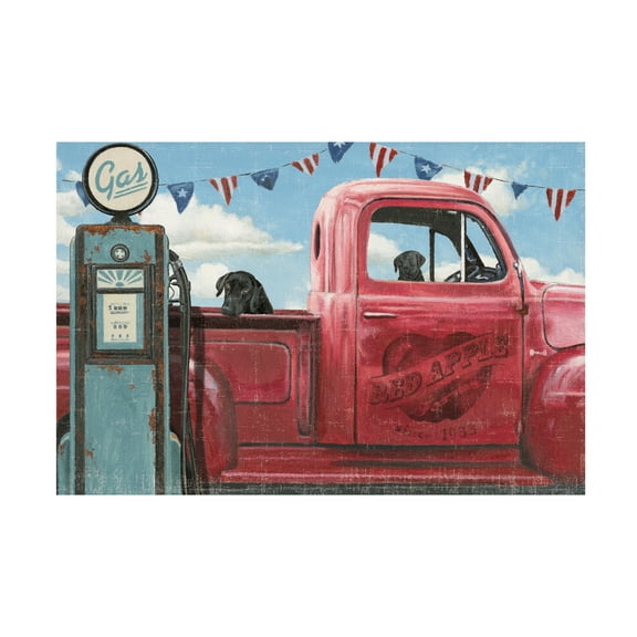 James Wiens 'Lets Go For A Ride I Crop' Canvas Art
