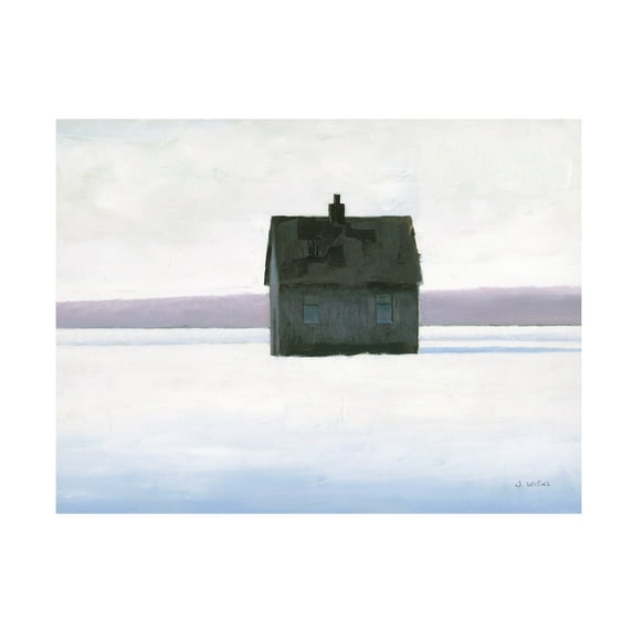 James Wiens 'Lonely Winter Landscape II' Canvas Art