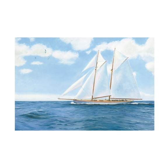 James Wiens 'Majestic Sailboat' Canvas Art