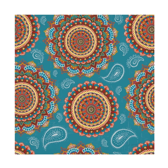 James Wiens 'Mandala Dream Pattern IA' Canvas Art