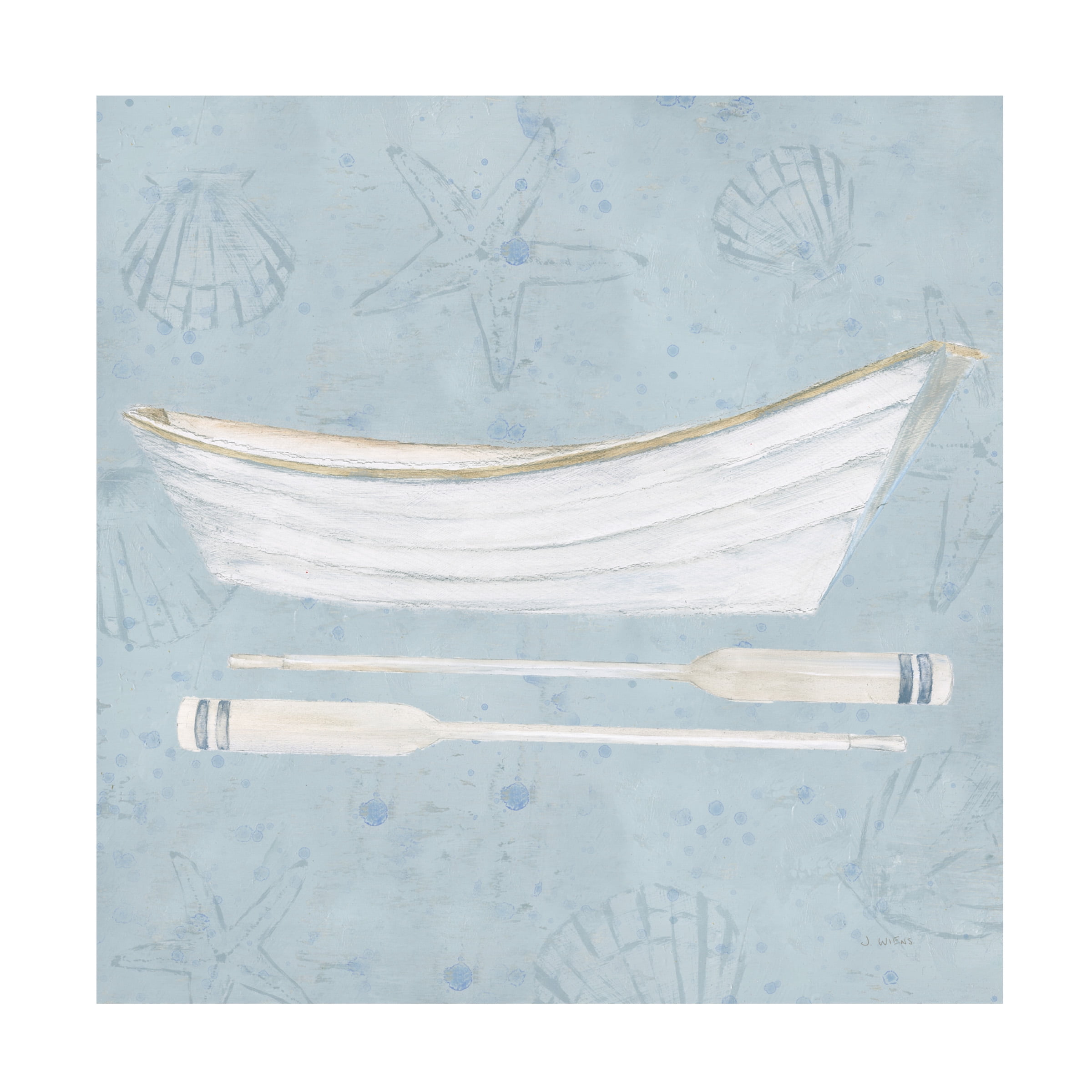 James Wiens 'Serene Seaside I' Canvas Art