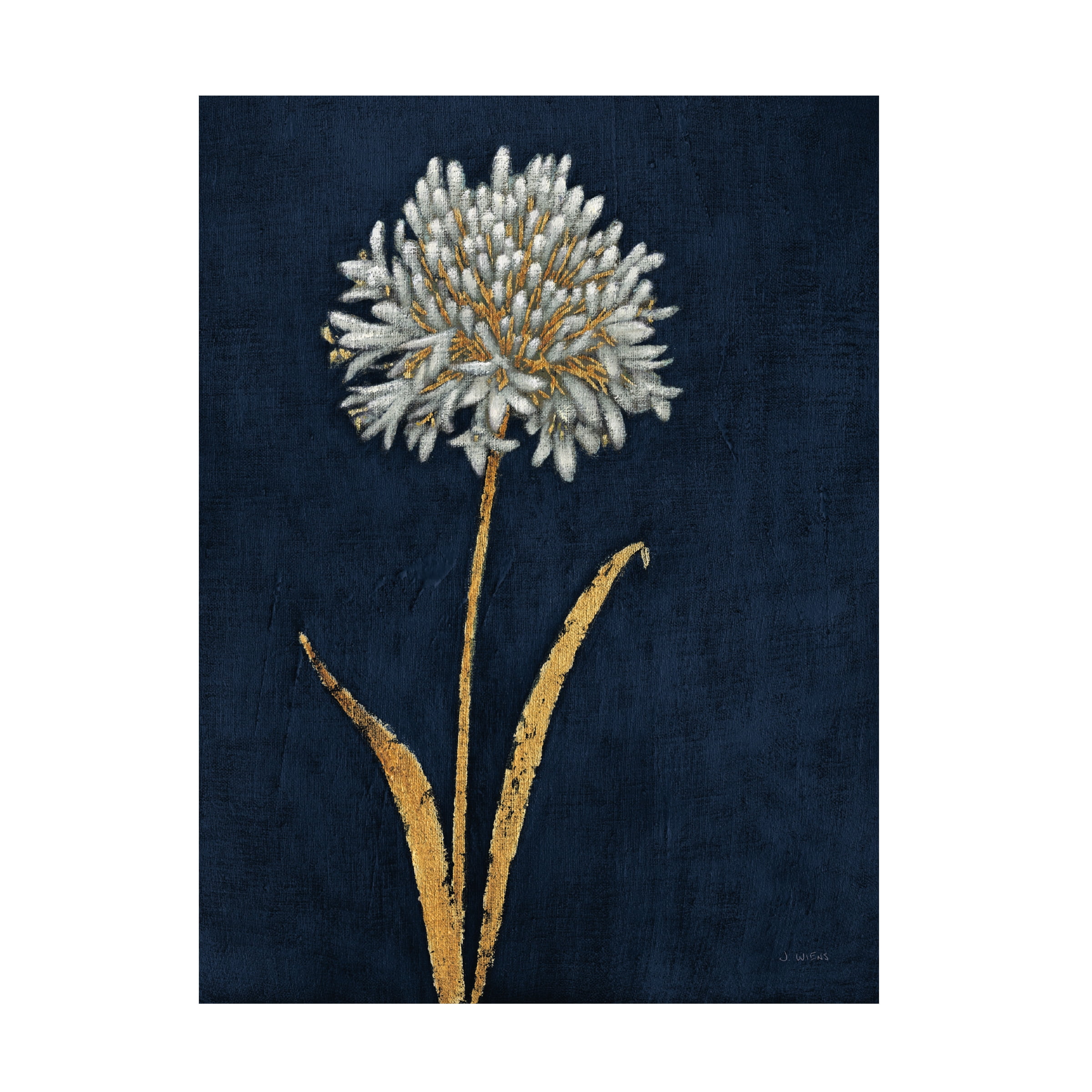 Trademark Fine Art James Wiens Shimmering Summer I Indigo Crop Canvas Wall Art - 24x32