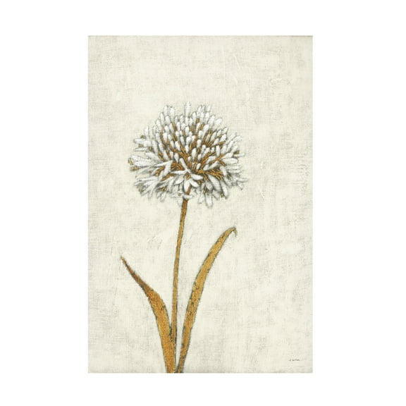 James Wiens 'Shimmering Summer I Ivory' Canvas Art