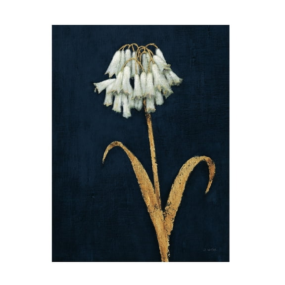 Trademark Fine Art James Wiens Shimmering Summer II Indigo Crop Canvas Wall Art - 14x19