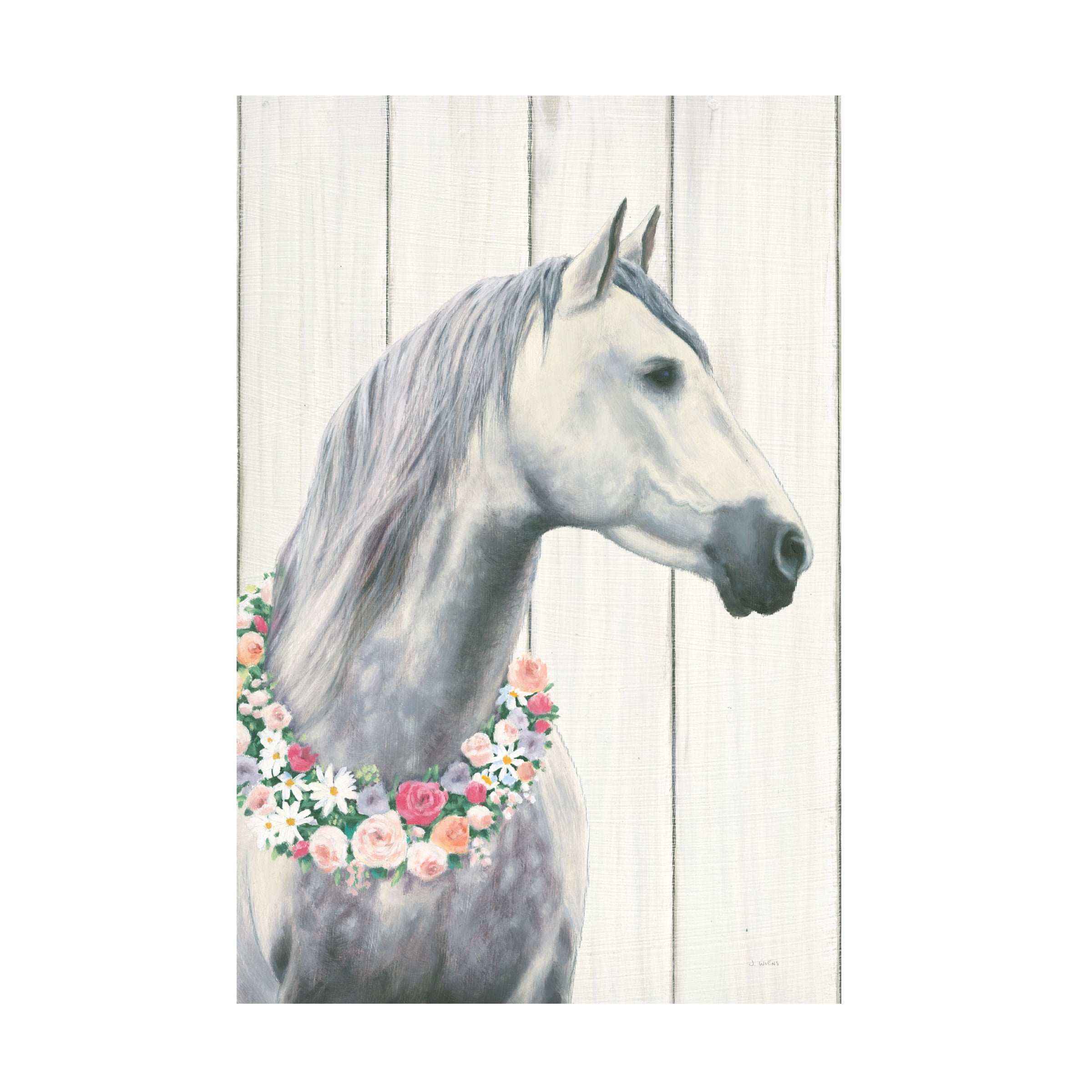 James Wiens 'Spirit Stallion I on Wood no Lace' Canvas Art