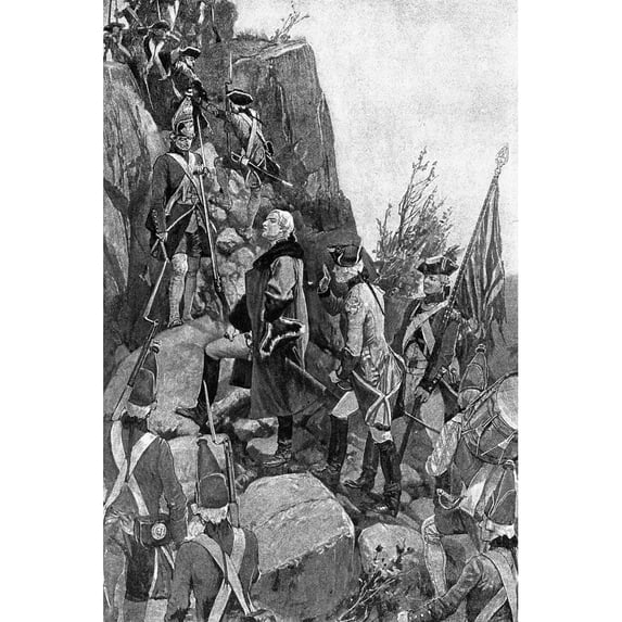 James Wolfe. Nbritish Army Officer. Line Engraving American Late 19Th Century. Poster Print by