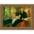 thumbnail image 1 of James Wyatt and His Granddaughter Mary 24x20 Gold Ornate Wood Framed Canvas Art by Tissot, James Jacques Joseph, 1 of 2