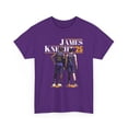 thumbnail image 1 of James and Dalton Knecht #4 Basketball Cartoon Unisex Heavy Cotton Tee-KBDK002-Purple-2XL, 1 of 3