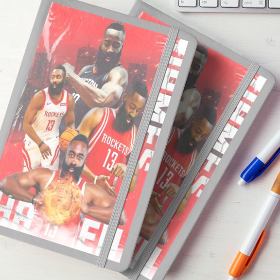 James and Harden Custom Printed Notebook.