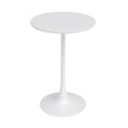 thumbnail image 1 of Jamesdar, Kurv Cafe Counter Table 24", UV painted MDF, Steel frame, 150 Lbs Wt Capacity, White, 1 of 5