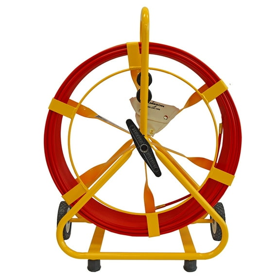 Jameson 12-516-400M 400' X 5/16" Duct Hunter, Marked Rod