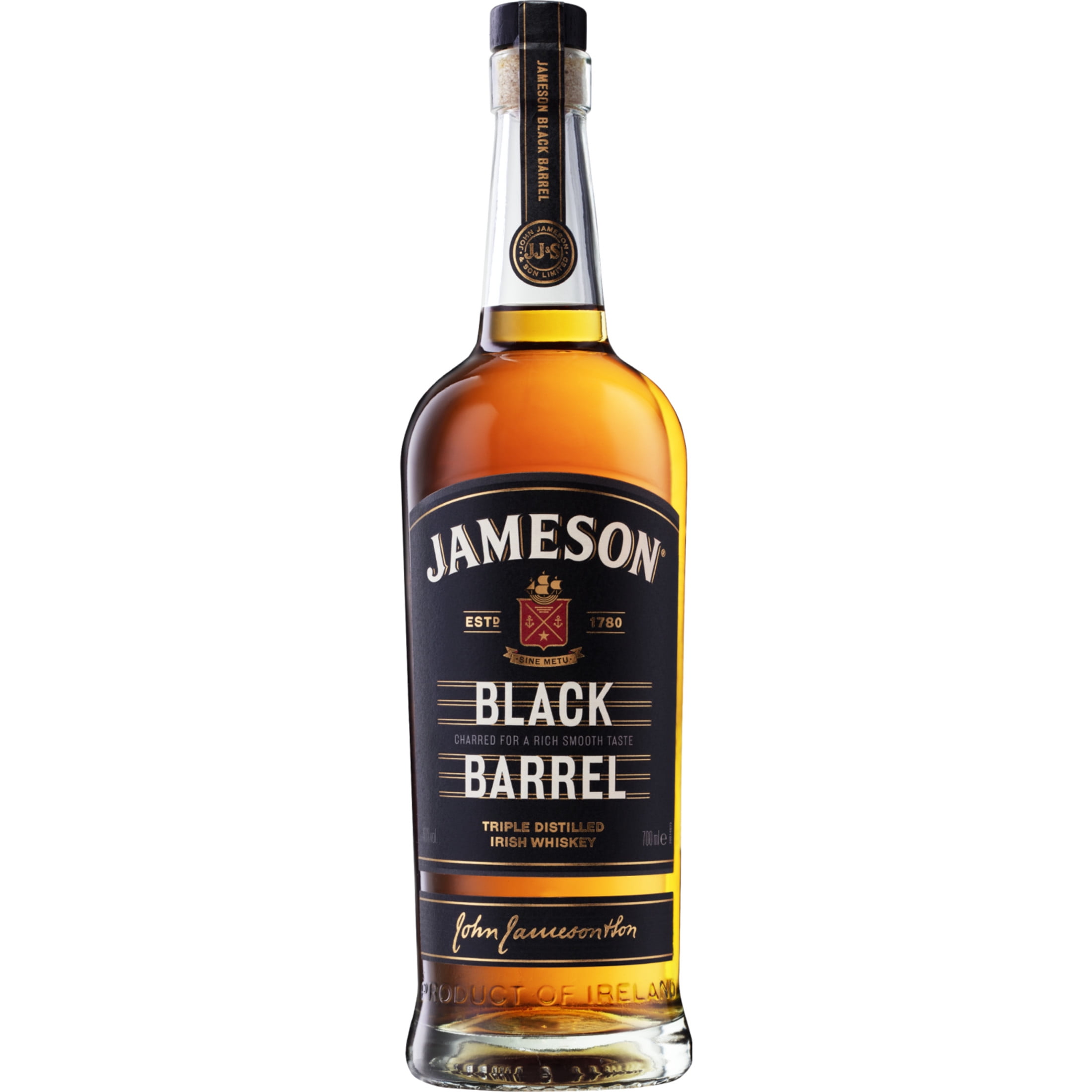 Jameson Black Barrel Irish Whiskey, 750 mL Bottle, 40 ABV Walmart