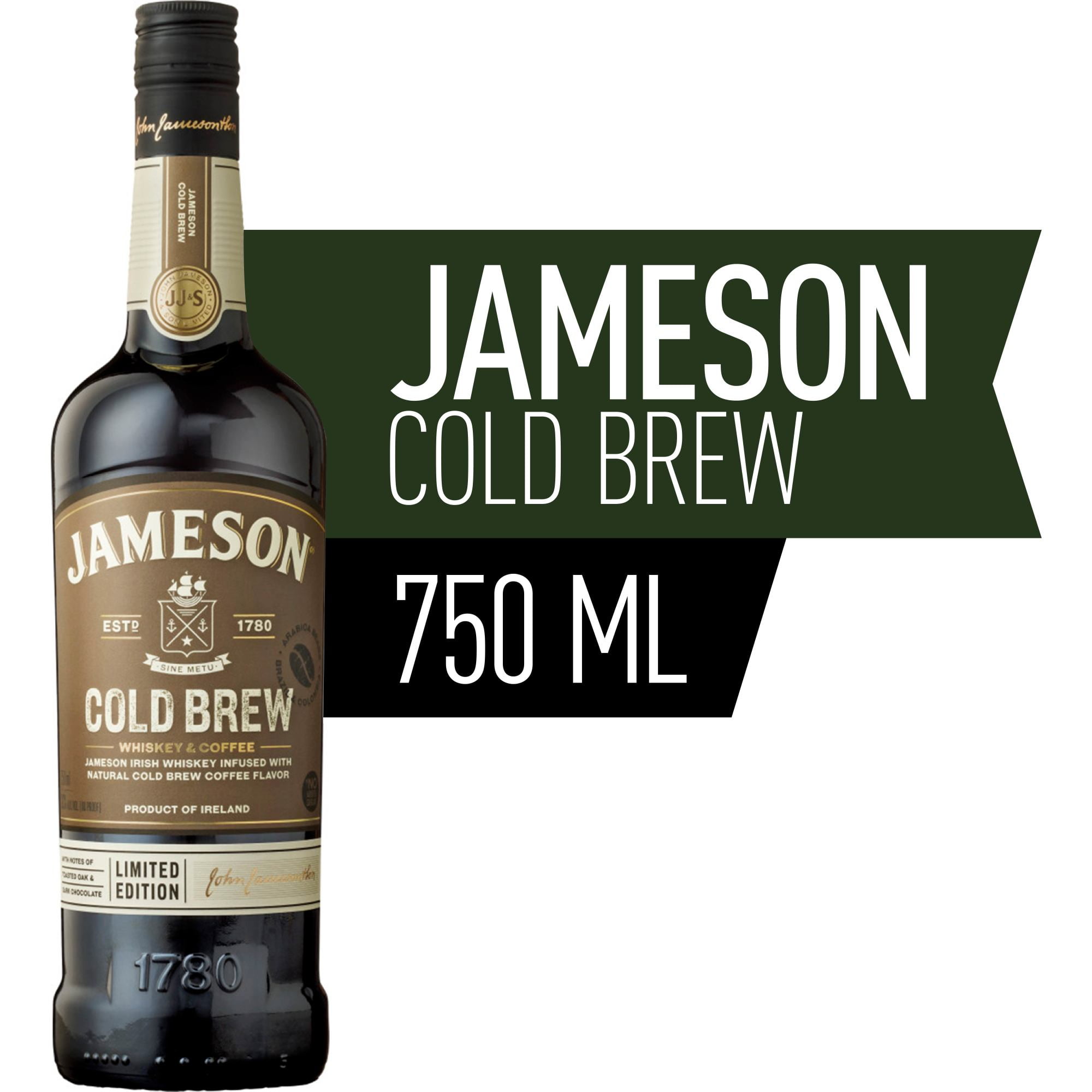 Jameson Cold Brew Insulated Travel Tumbler Mug Cup Irish Whiskey New