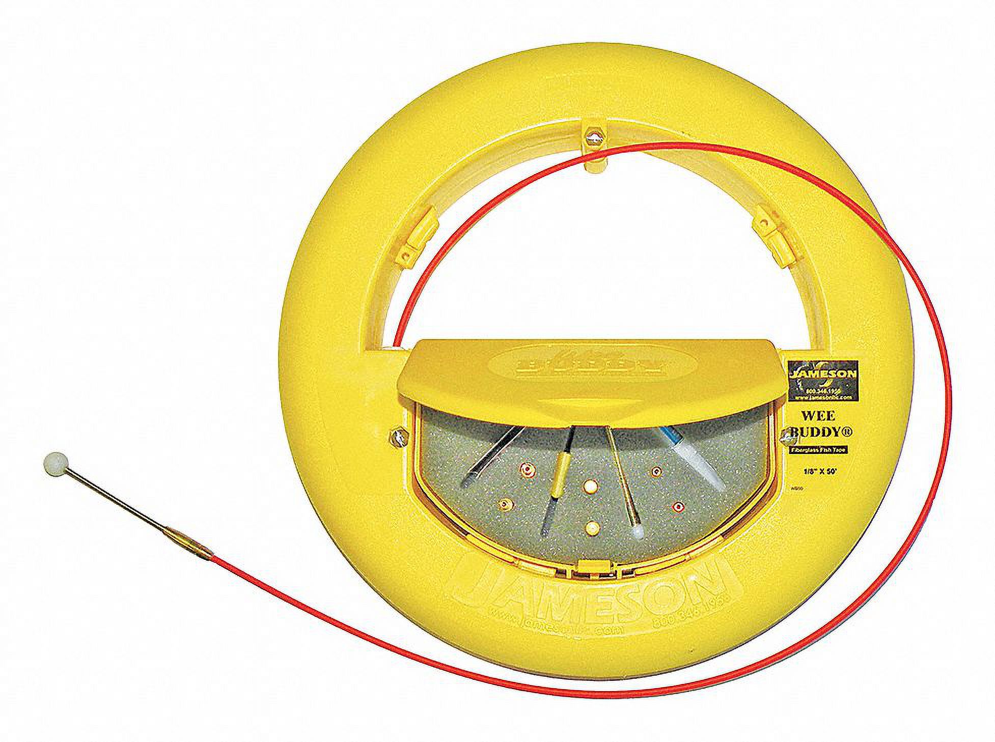 Jameson Fish Tape,1/8 In x 150 ft,Fiberglass 818150K