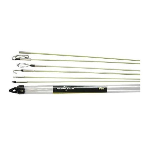 Jameson Deluxe Glow Rod Kit with 30 ft. of Fiberglass Fish Rod 7S-65K