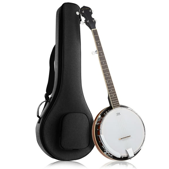 Jameson Guitars 5-String Banjo with 24 Brackets, Closed Solid Back and Geared 5th Tuner