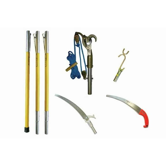 Jameson JE-6PKG-8 JE Kit: Big Mouth Pruner, Pole Saw, Poles, Hand Saw, Wire Limb Raiser