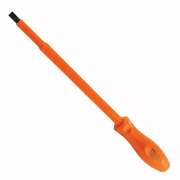 Jameson Jt-Sd-01870 Insulated Slotted Terminal Screwdriver, 1/8" X 4" Shaft