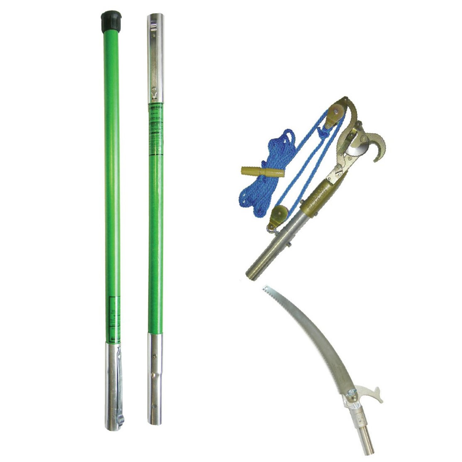 Jameson LS6PKG5 LSSeries Double Pulley Tree Pruner and Pole Saw Kit with Two 6Foot