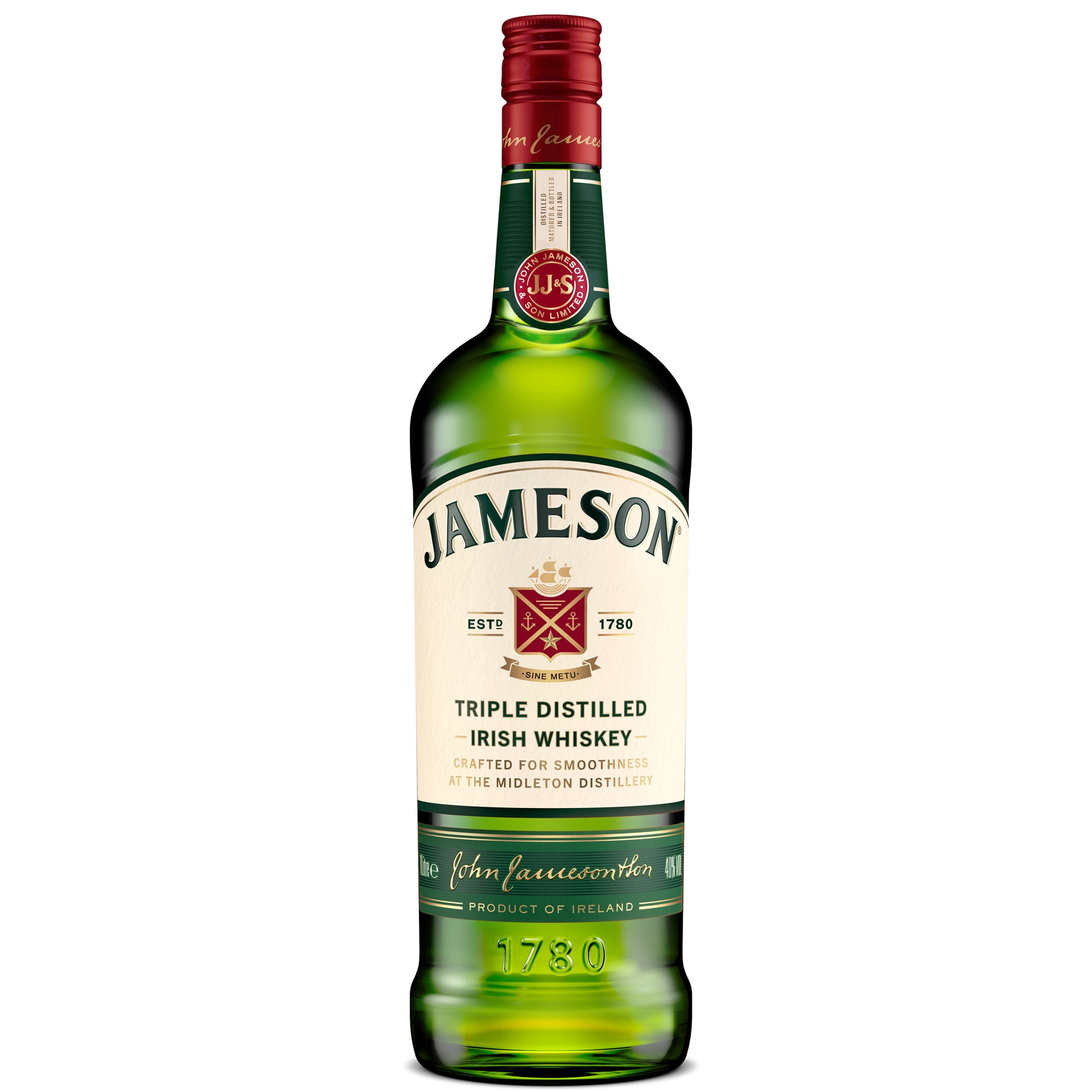 Jameson Original Irish Whiskey, 1 L Bottle, 40% ABV - Walmart.com
