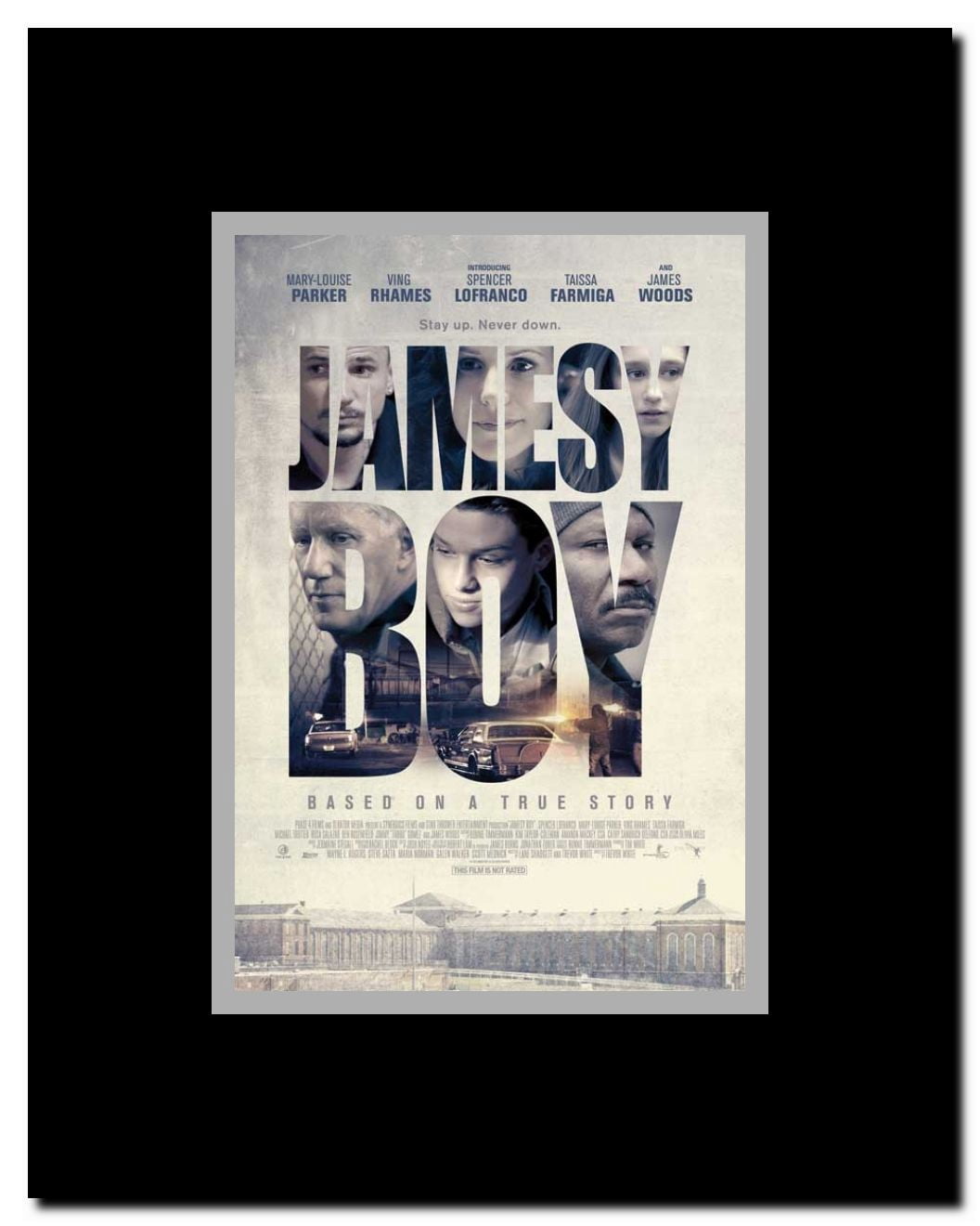 Jamesy Boy Framed Movie Poster