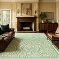 thumbnail image 1 of Jamfeel 5x8 Area Rugs for Living Room Modern Abstract Print Carpet Soft Low Pile Washable Rugs Bedroom, Home Decor, Green, 1 of 8