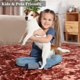 thumbnail image 1 of Jamfeel Vintage Rugs Modern Area Rug Indoor Carpet for Bedroom Living Room Home Decor Office,4'x6',Red, 1 of 7