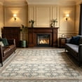 thumbnail image 1 of Jamfeel Vintage Rugs Soft Floral Area Rug Boho Carpet for Living Room Bedroom Home Decor,5'x8',Light Camel, 1 of 8