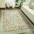 thumbnail image 1 of Jamfeel Vintage Rugs Soft Floral Area Rug Boho Carpet for Living Room Bedroom Home Decor,5'x8',Light Yellow, 1 of 7