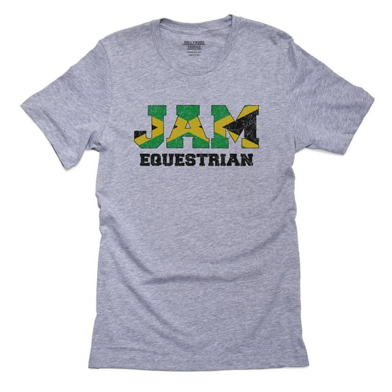 Jamica Equestrian - Olympic Games - Rio - Flag Men's Grey T-Shirt