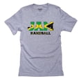 thumbnail image 1 of Jamica Handball - Olympic Games - Rio - Flag Men's Grey T-Shirt, 1 of 2