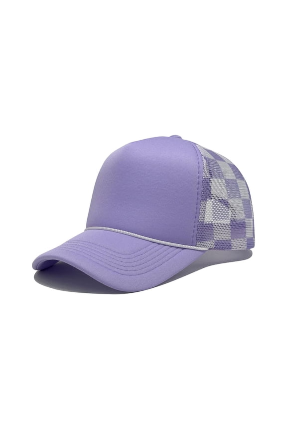 Baseball Cap Mesh Adjustable Cotton Solid Color Trucker Classic Casual Hat Cap Adjustable Headwear for Men Women