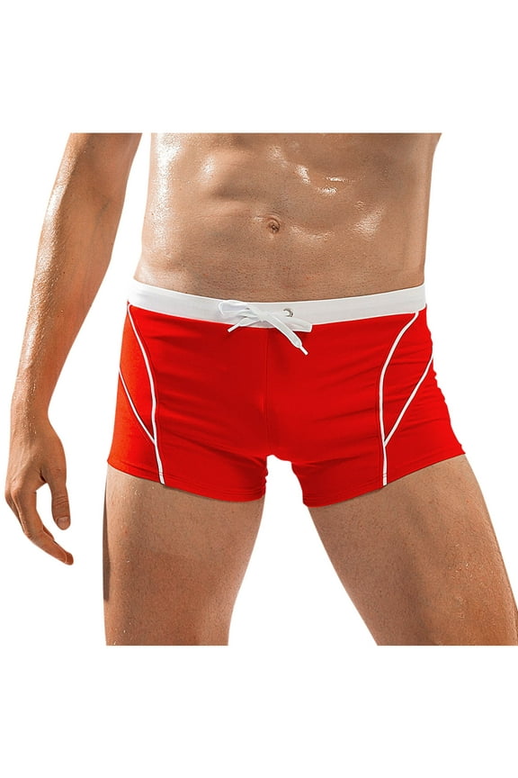 Bathing Suit for Men Gift for Men Men's Swim Trunks Workout Bodybuilding Gym Shorts Athletic Sports Casual Short Swim Pants