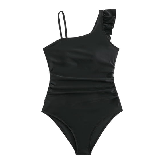 Jamicy Bathing Suits for Girls for 13-16 Years Girls One Piece Swimsuits Sleevesless Tummy Control Bathing Suit Summer Beach Swimwear