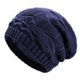 thumbnail image 1 of Jamicy Beanie Hat for Men and Women Elastic Winter Warm Hats Knit Slouchy Thick Skull Cap Ear Protection Cold Hat, 1 of 2