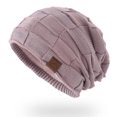 thumbnail image 1 of Jamicy Beanie for Men and Women, Cuffed Knitted Fleece Lined Soft Warm Running Cycling Ski Hats Stocking Beanies Skull Cap, 1 of 3
