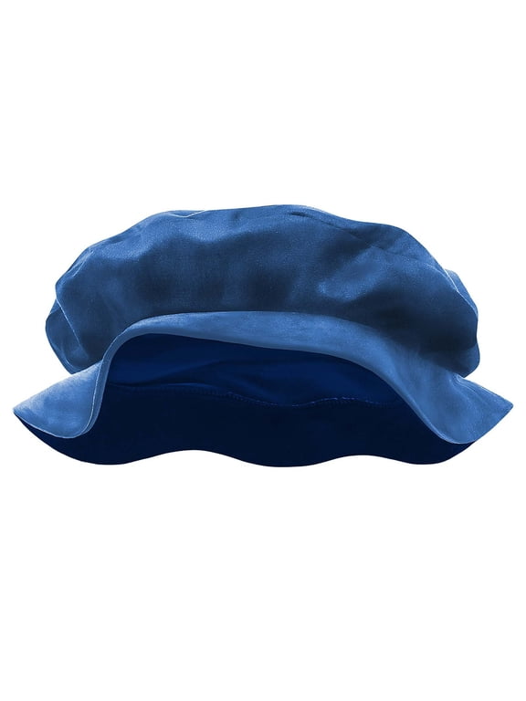 Beret Cap for Men Women Solid Color Flat Hat Faux Suede Hat Renaissance Festival Vintage Accessories Hats