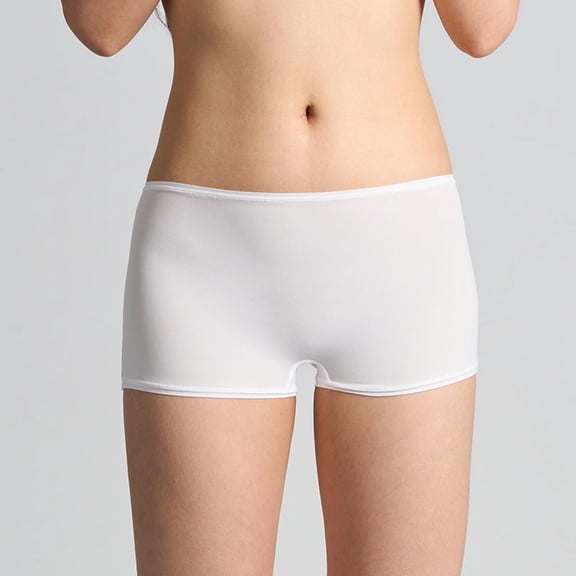 Jamicy Boy Shorts Underwear for Women Stretchy Boxer Briefs Seamless Underwear Full Coverage Boyshort