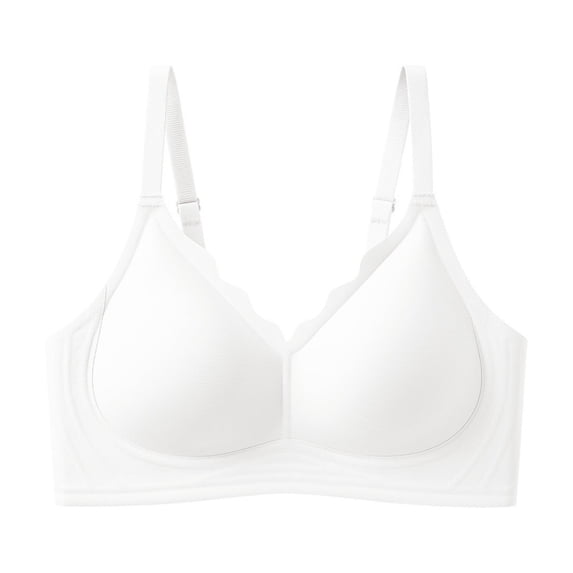 Jamicy Bras for Women with Support Wireless Seamless Padded Bralettes No Underwire Tshirt Everyday Comfort Underwear Daily Bra